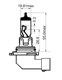 SCT GERMANY Лампа накаливания, основная фара 202990